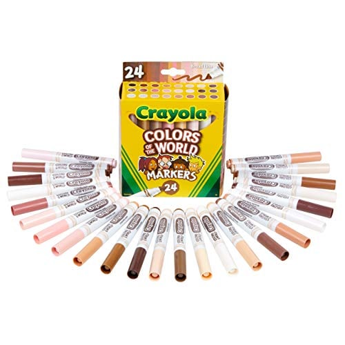 Marcadores Crayola Colors Of The World Paquete de 24 - Venta Internacional $1,569