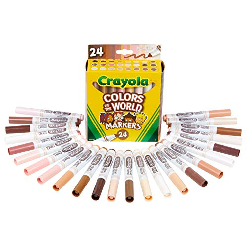 Foto 2 pulgar | Marcadores Crayola Colors Of The World Paquete de 24 - Venta Internacional