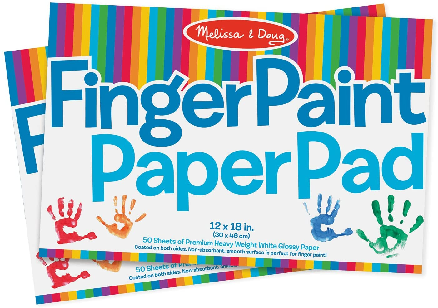 Foto 8 pulgar | Bloc de Papel Melissa & Doug Finger Paint Paquete de 2 - Venta Internacional