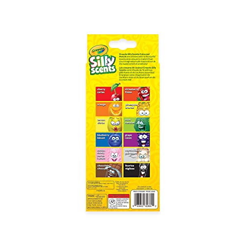 Foto 4 pulgar | Lápices de Colores Crayola Silly Scents 12 Piezas - Venta Internacional
