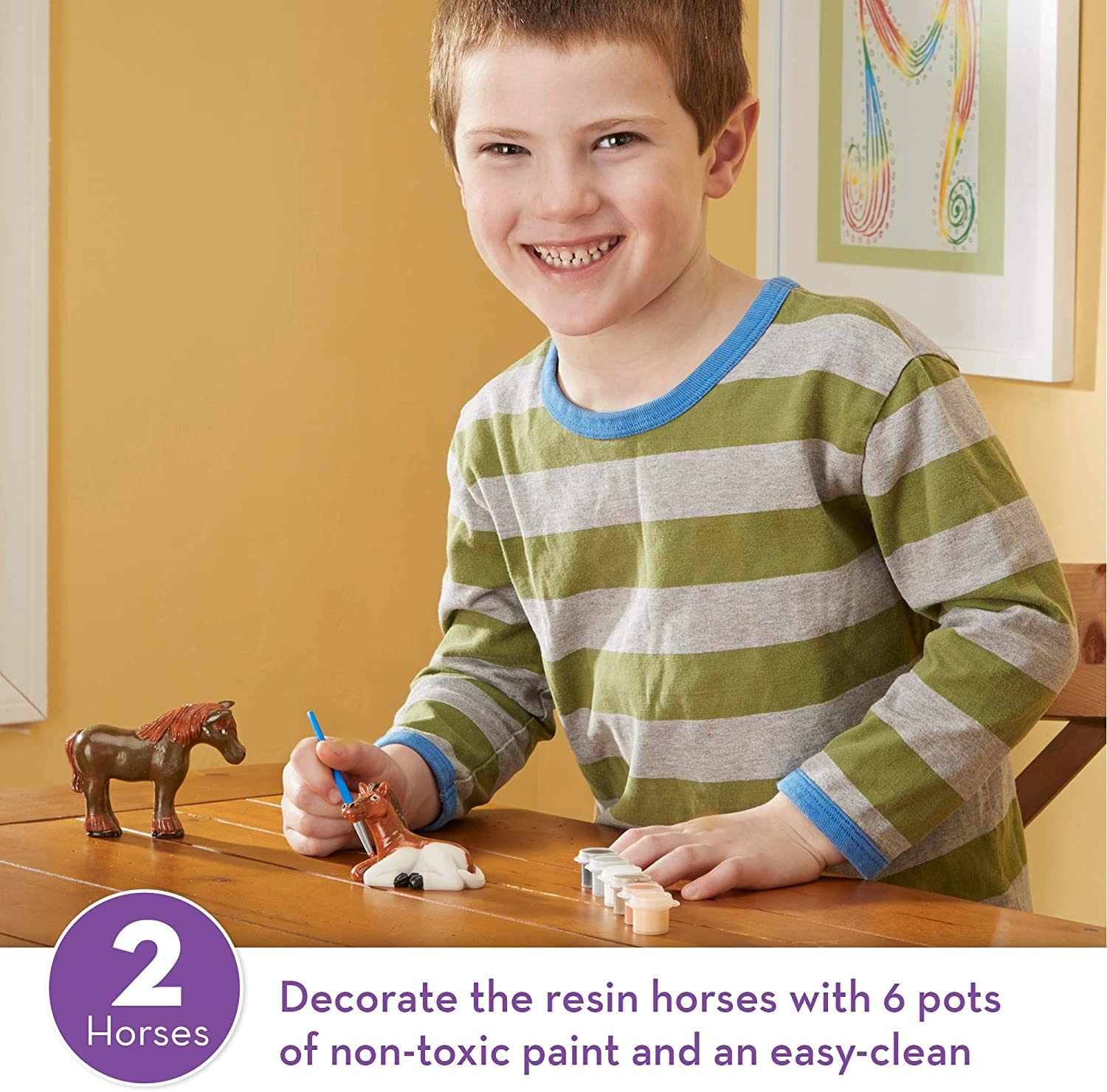 Foto 2 | Kit de Manualidades con Figura de Caballos de Melissa & Dou - Venta Internacional