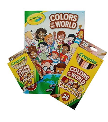 Paquete De 24 Crayones Crayola Colors Of The World Y 24 Colores P - Venta Internacional. $566