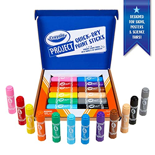 Foto 3 pulgar | Juego de Pintura Crayola Quick Dry Paint Sticks - Venta Internacional