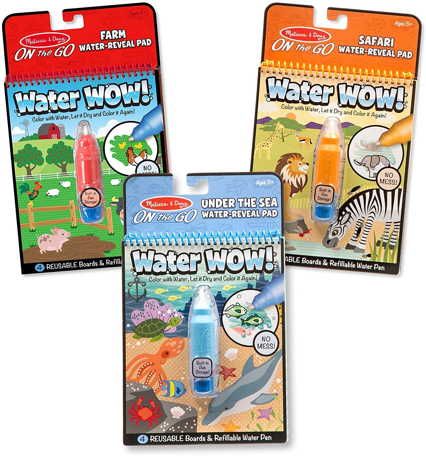 Foto 2 pulgar | Paquete Reveal Pads Melissa y Doug Water ¡guau! - Venta Internacional