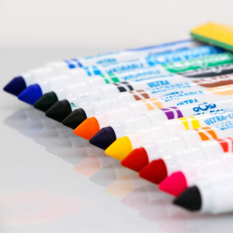 Foto 4 pulgar | Rotuladores Crayola Lavables 12 Unidades - Venta Internacional
