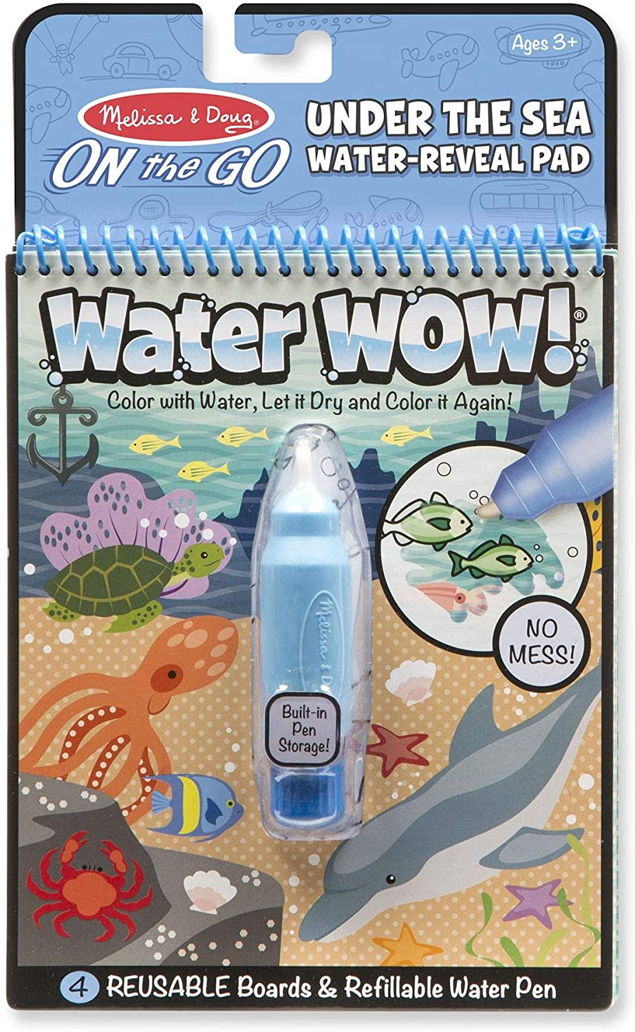 Foto 2 pulgar | Libreta para Colorear Melissa & Doug On The Go Water - Venta Internacional