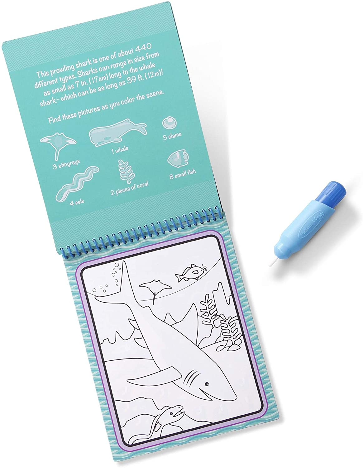 Foto 8 pulgar | Libreta para Colorear Melissa & Doug On The Go Water - Venta Internacional