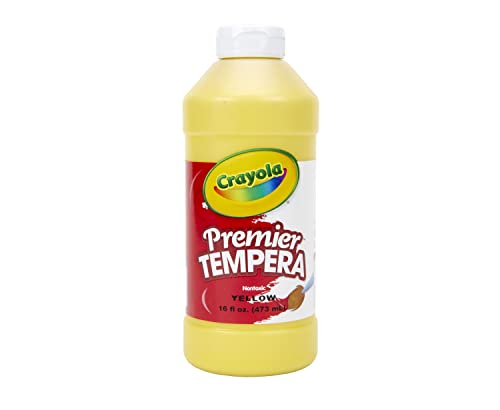 Pintura Crayola Premier Tempera Amarillo 473 ml - Venta Internacional