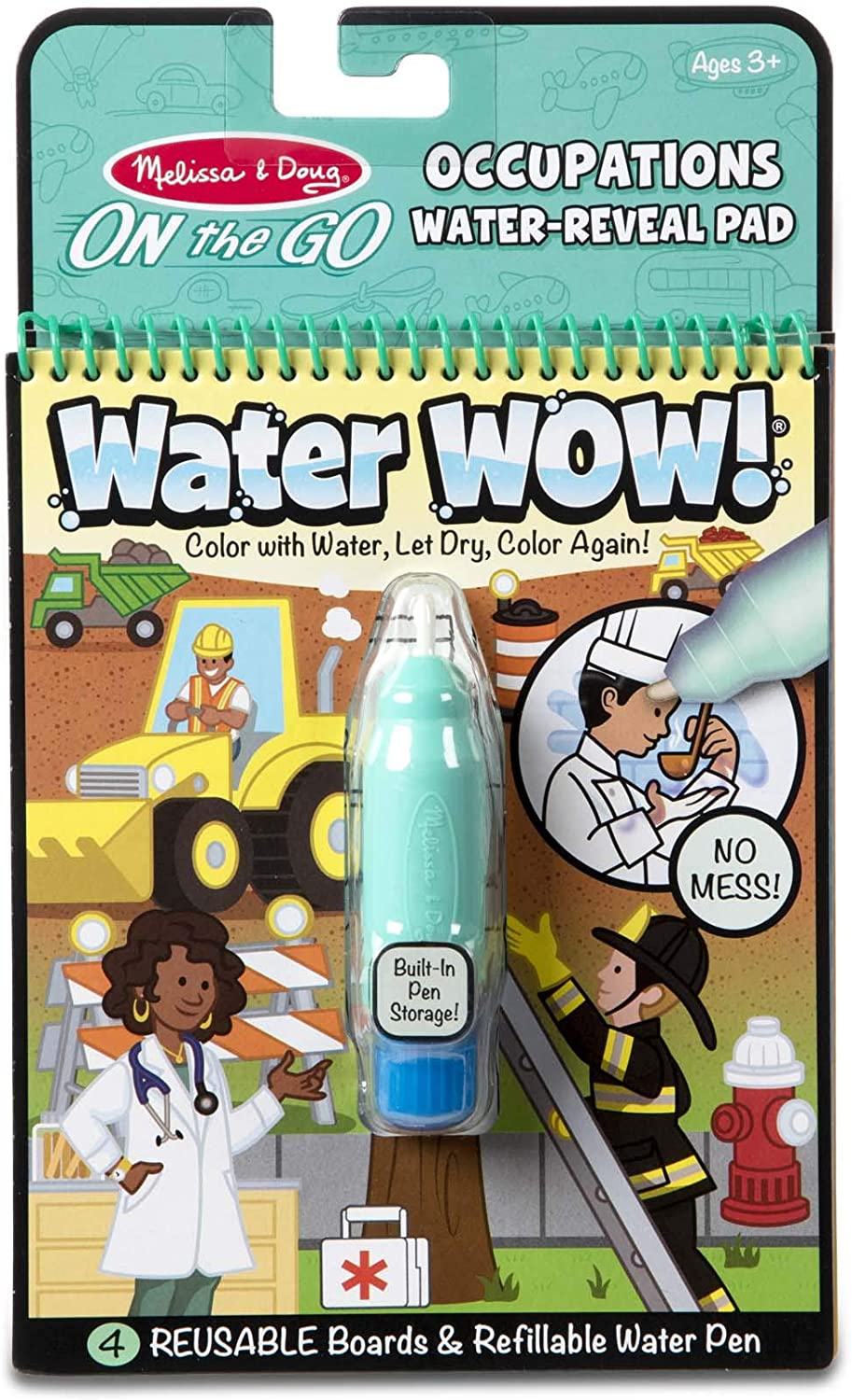Foto 2 pulgar | Libro de actividades Melissa & Doug On The Go Water - Venta Internacional