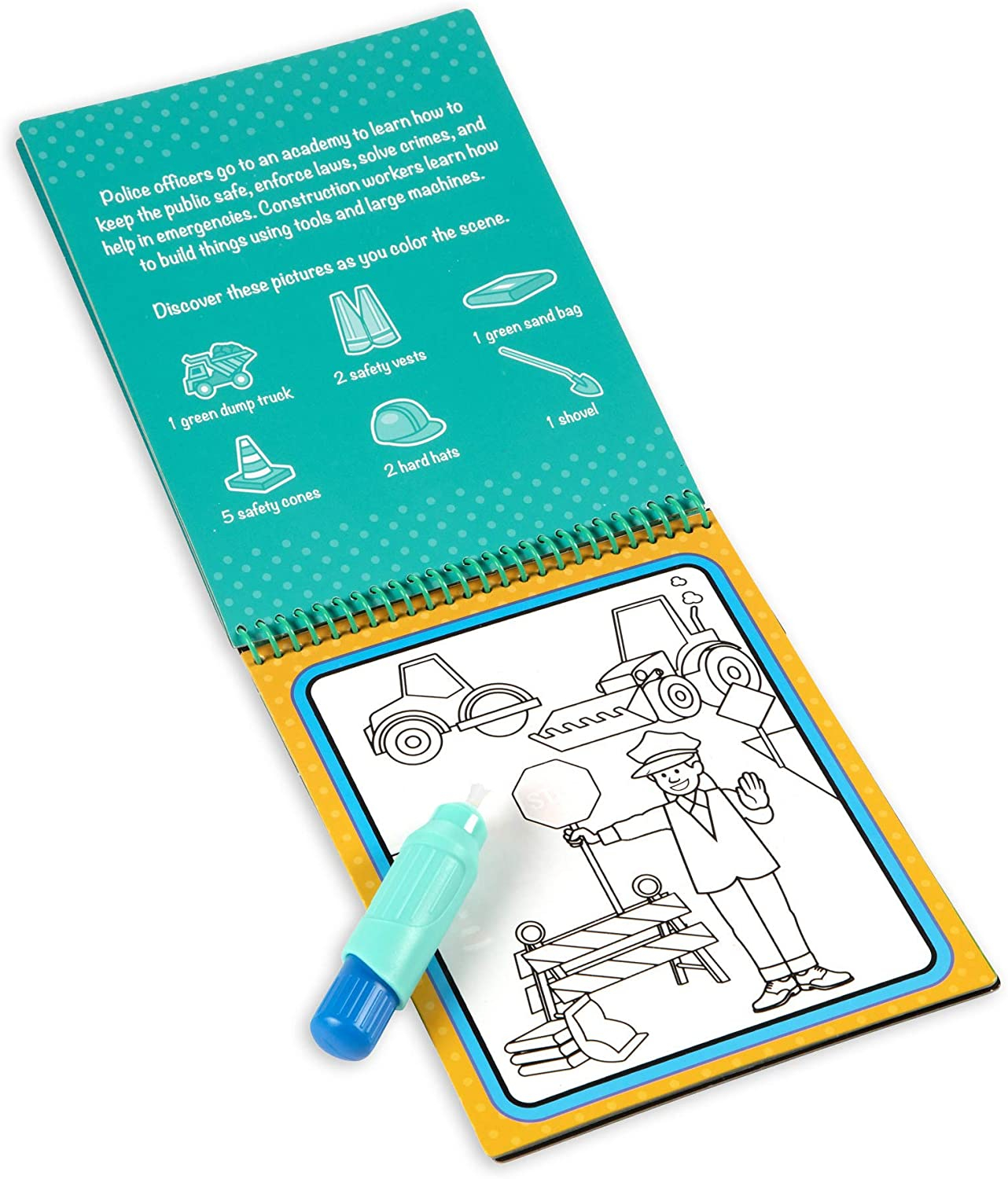 Foto 5 pulgar | Libro de actividades Melissa & Doug On The Go Water - Venta Internacional