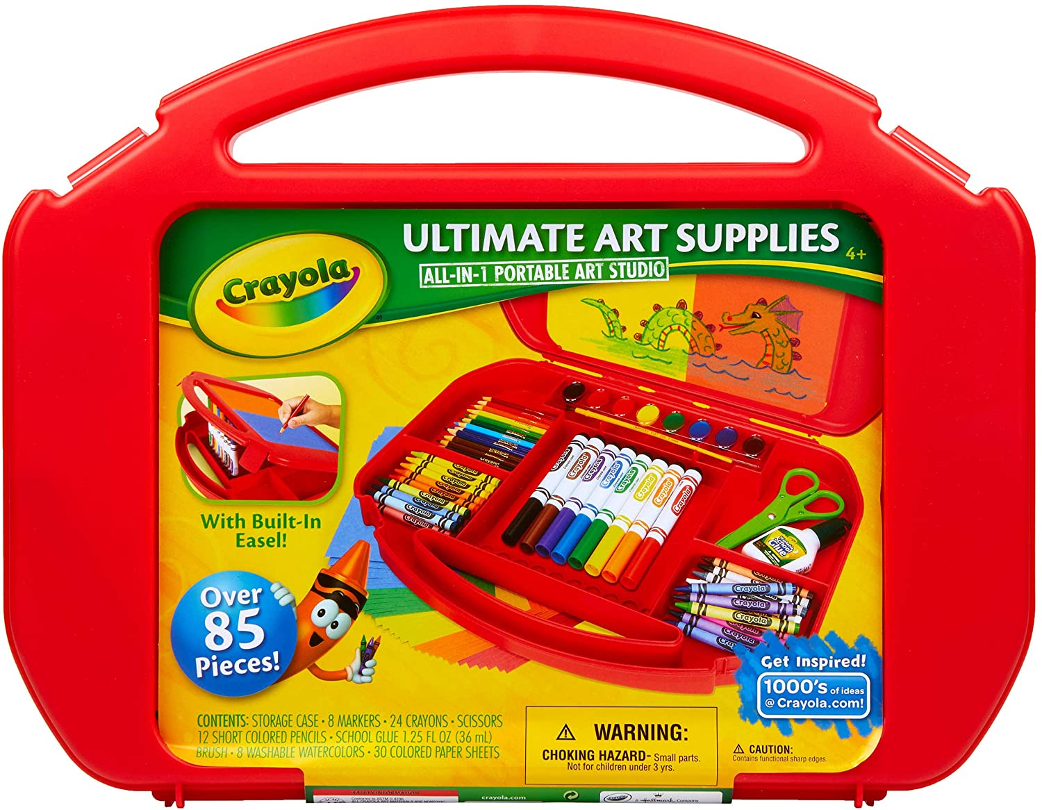 Foto 2 pulgar | Estuche de Arte con Caballete Crayola Ultimate 85 Piezas para Niños - Venta Internacional
