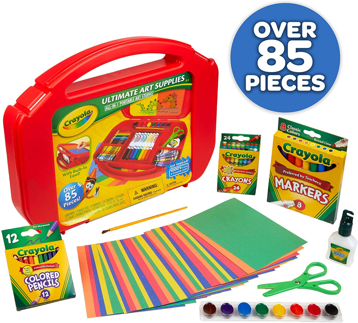 Foto 3 pulgar | Estuche de Arte con Caballete Crayola Ultimate 85 Piezas para Niños - Venta Internacional