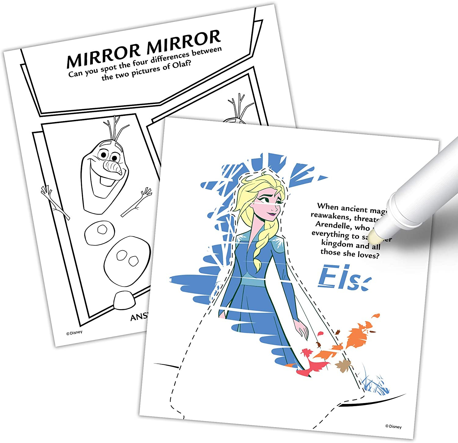 Foto 3 pulgar | Libro para Colorear Bendon Disney Frozen 2 con Marcador de Tinta Mágica - Venta Internacional