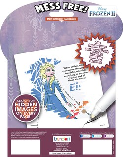 Foto 4 | Libro para Colorear Bendon Disney Frozen 2 con Marcador de Tinta Mágica - Venta Internacional