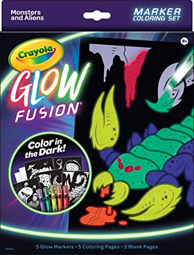 Foto 2 pulgar | Set para Colorear Crayola Glow Fusion - Venta Internacional