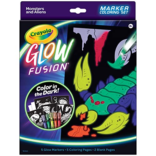Foto 3 pulgar | Set para Colorear Crayola Glow Fusion - Venta Internacional