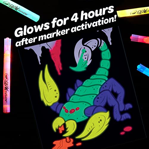 Foto 4 pulgar | Set para Colorear Crayola Glow Fusion - Venta Internacional