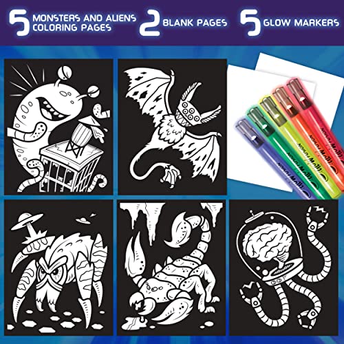 Foto 5 pulgar | Set para Colorear Crayola Glow Fusion - Venta Internacional