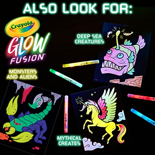 Foto 6 pulgar | Set para Colorear Crayola Glow Fusion - Venta Internacional