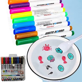 Foto 1 | Juego De Bolígrafos Para Pintura Al Agua, 12 Rotuladores Flotantes Coloridos - Venta Internacional.