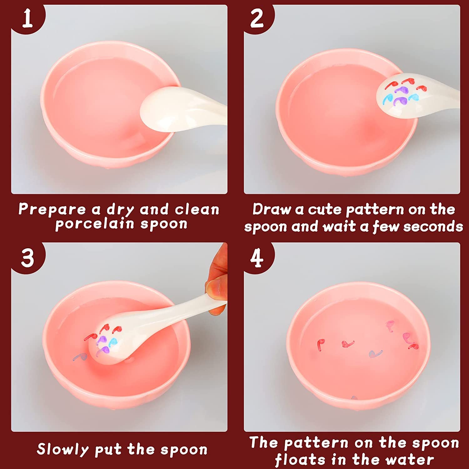 Foto 5 pulgar | Juego De Bolígrafos Para Pintura Al Agua, 12 Rotuladores Flotantes Coloridos - Venta Internacional.