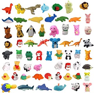 Foto 1 | Borradores Maxzone Animal Erasers Bulk Para Niños 62 Unidades - Venta Internacional