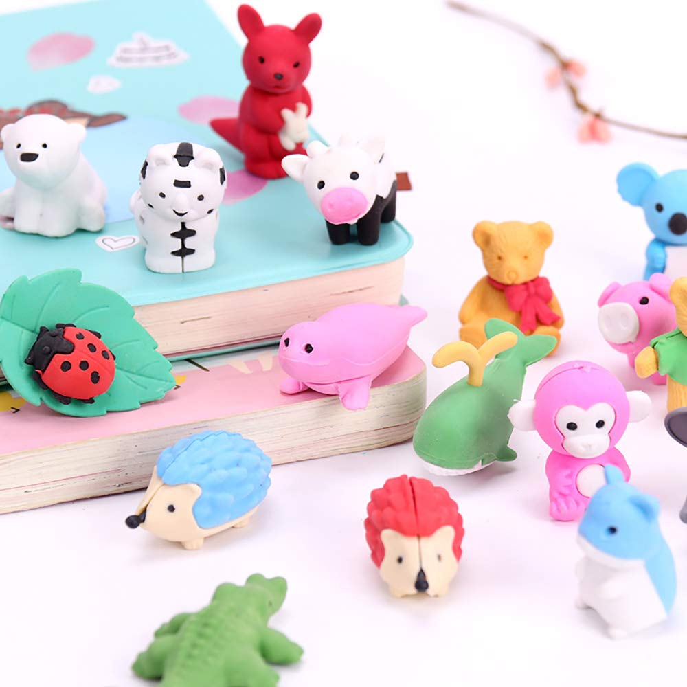 Foto 4 | Borradores Maxzone Animal Erasers Bulk Para Niños 62 Unidades - Venta Internacional