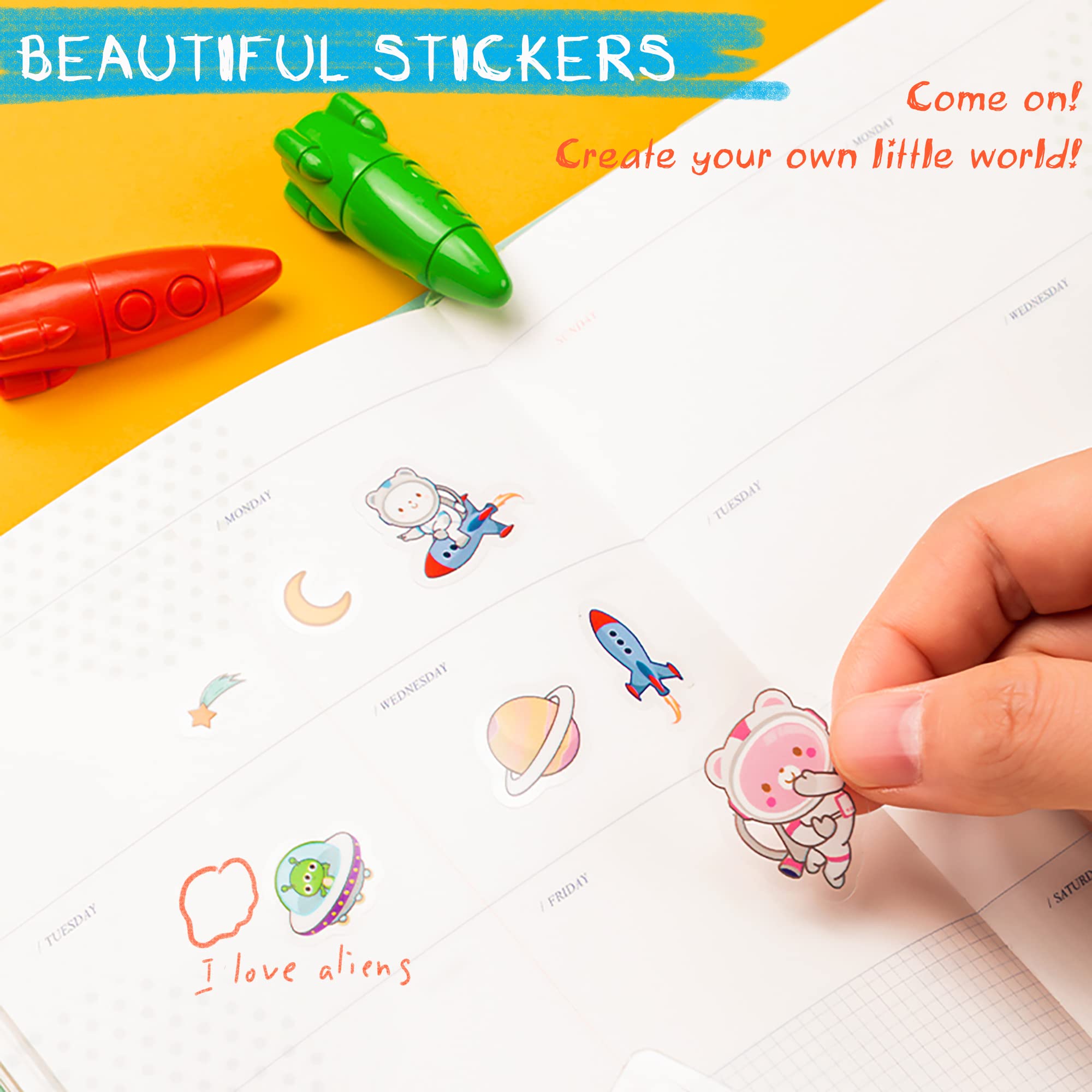 Foto 5 | Crayones Deli Toddler Rocket No Tóxico y Lavable 12 Paquetes