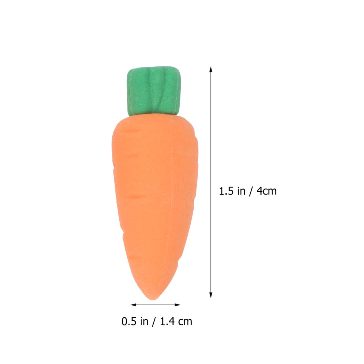 Foto 3 pulgar | Gomas de borrar Toyandona con forma de zanahoria para niños - Paquete de 30 unidades