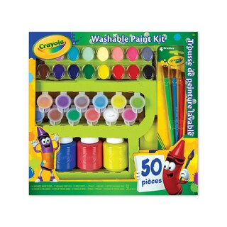 Foto 1 | Kit de Pintura Multicolor Crayola Lavable 50 Piezas - Venta Internacional