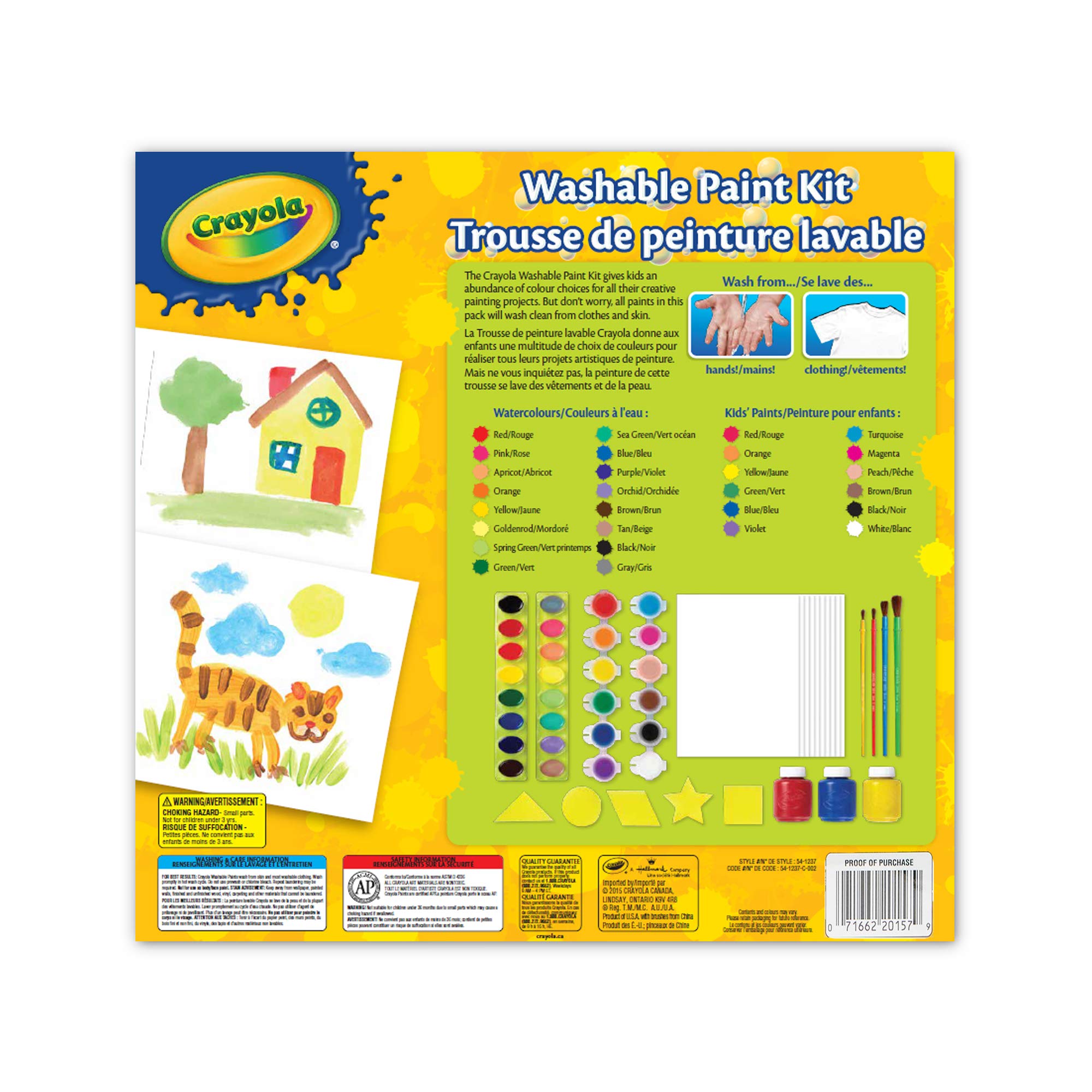 Foto 3 pulgar | Kit de Pintura Multicolor Crayola Lavable 50 Piezas - Venta Internacional