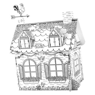 Foto 1 | Mini Casa Rural Diy Doodle para Pintar Storyland Z002 Blanco