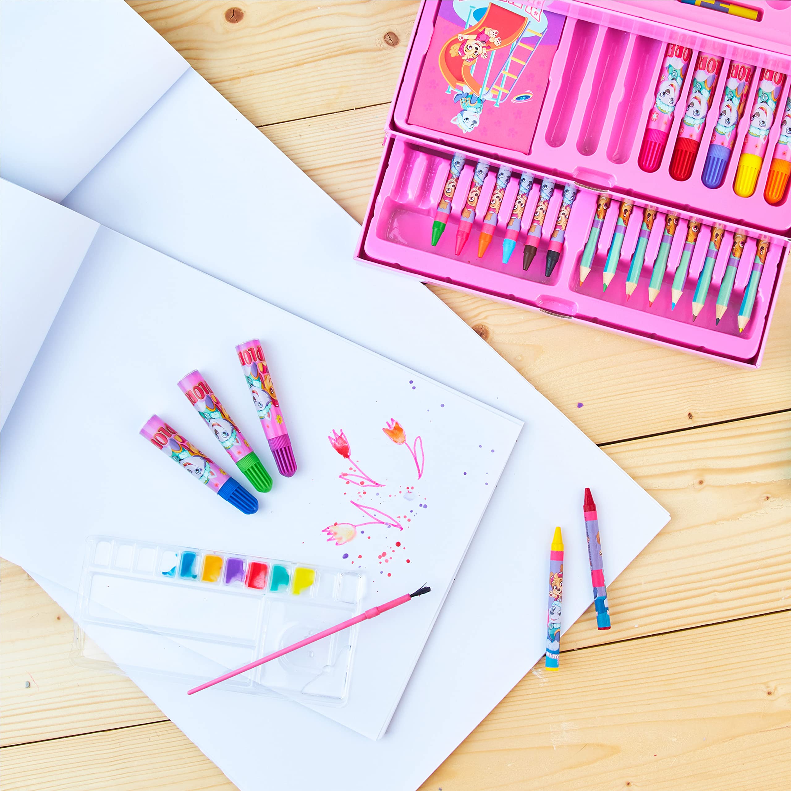 Foto 3 | Set de Arte para Colorear de La Patrulla Canina con más de 40 Artículos para Niños - Venta Internacional