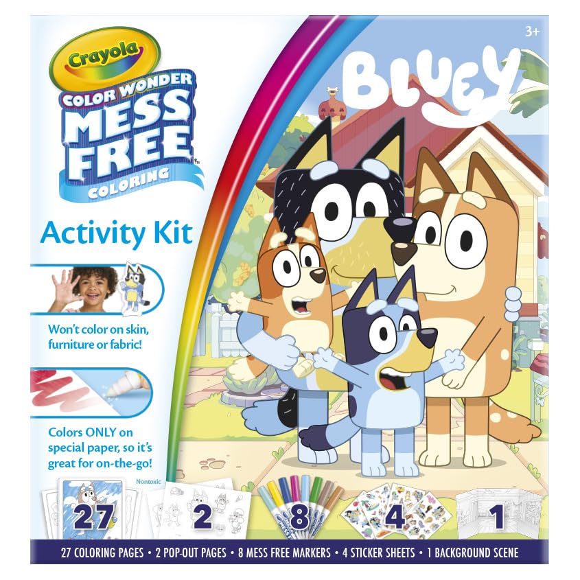 Foto 3 pulgar | Kit De Actividades Crayola Color Wonder Bluey Free Mess Free De 3 Años O Más - Venta Internacional