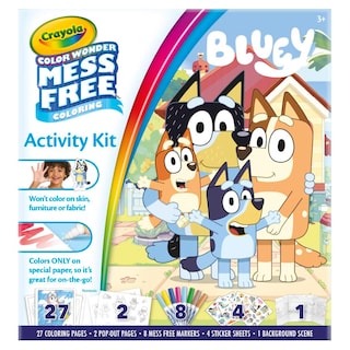 Foto 2 | Kit De Actividades Crayola Color Wonder Bluey Free Mess Free De 3 Años O Más - Venta Internacional