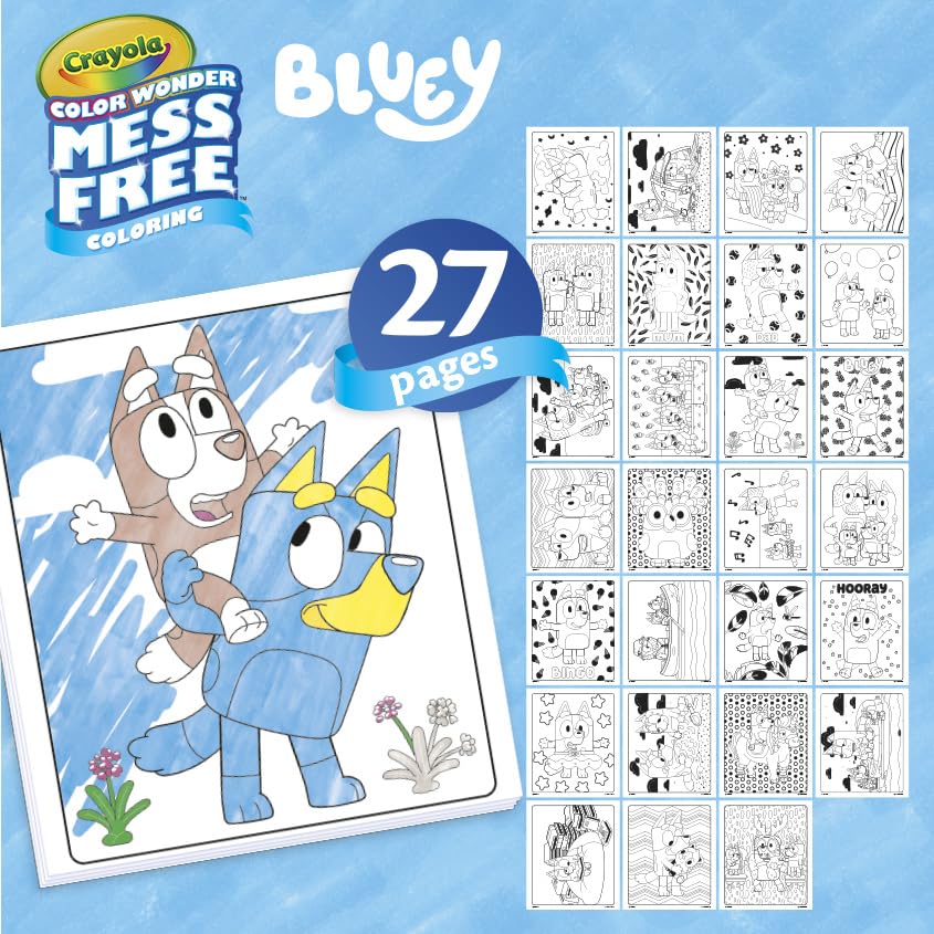 Foto 4 pulgar | Kit De Actividades Crayola Color Wonder Bluey Free Mess Free De 3 Años O Más - Venta Internacional