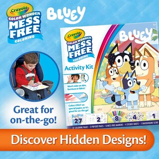 Foto 5 | Kit De Actividades Crayola Color Wonder Bluey Free Mess Free De 3 Años O Más - Venta Internacional