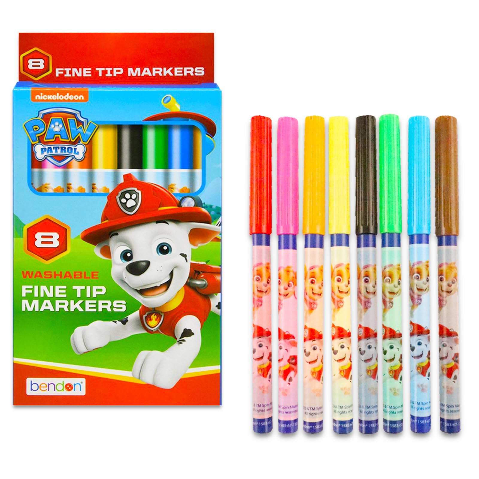 Foto 4 pulgar | Set para Colorear La Patrulla Canina para Niñas con 8 Rotuladores y 8 Crayones - Venta Internacional