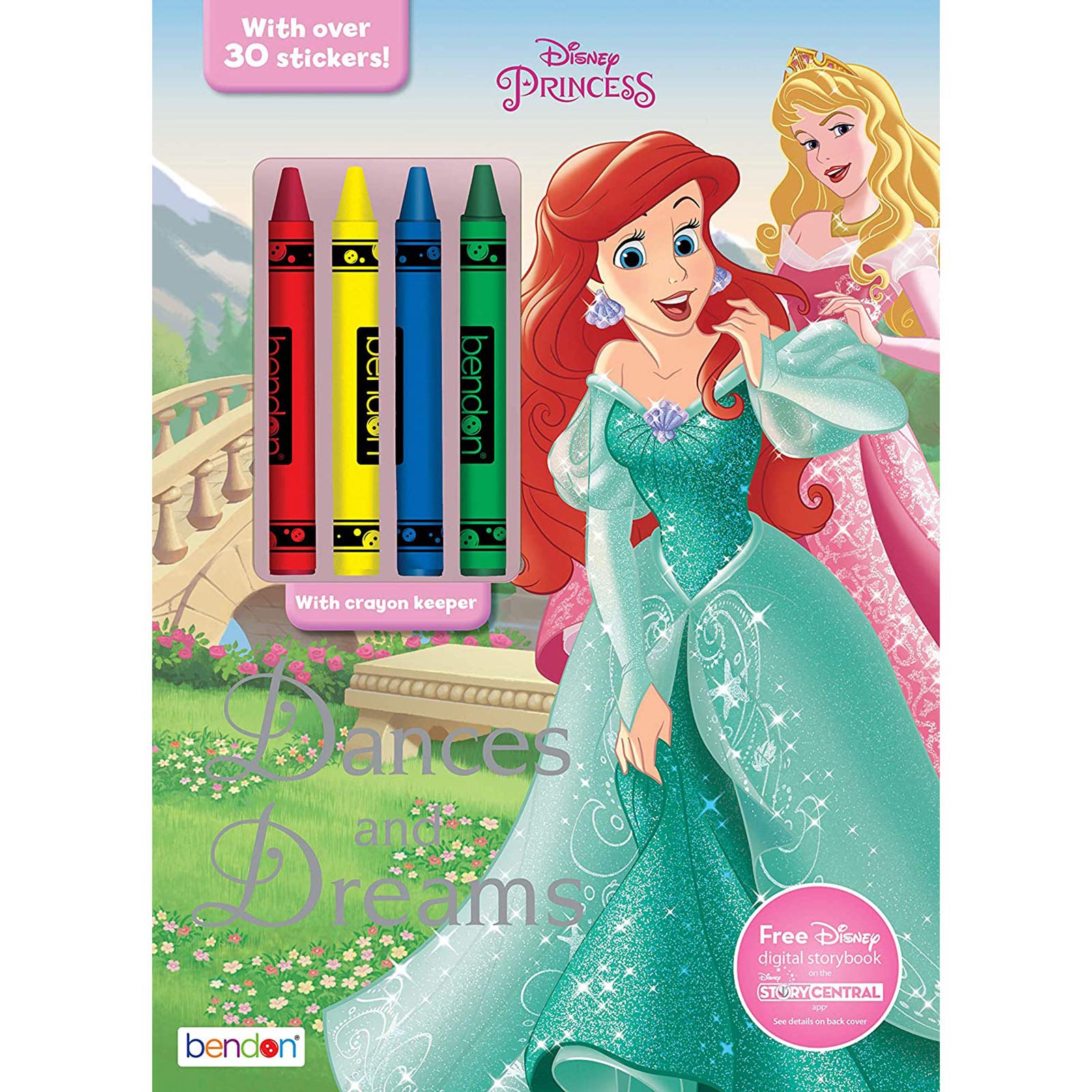 Foto 2 pulgar | Libro para Colorear y Actividades de Disney Princess con 4 Crayones - Venta Internacional