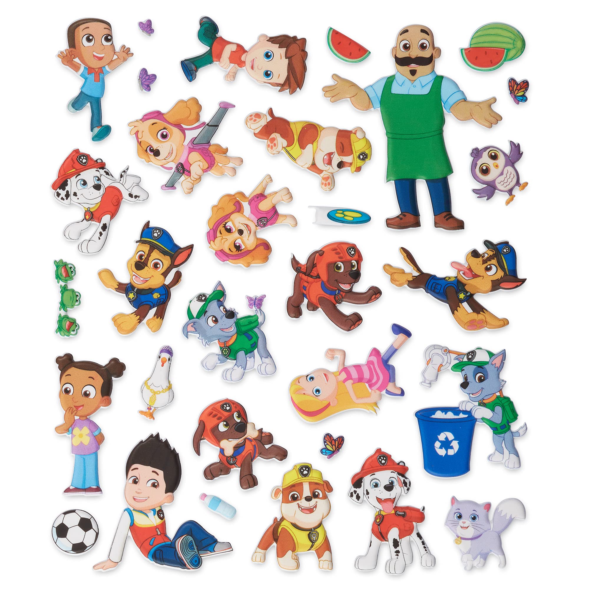 Foto 6 pulgar | Pegatinas Melissa & Doug Paw Patrol, Resticables, Puffy Adventure - Venta Internacional.