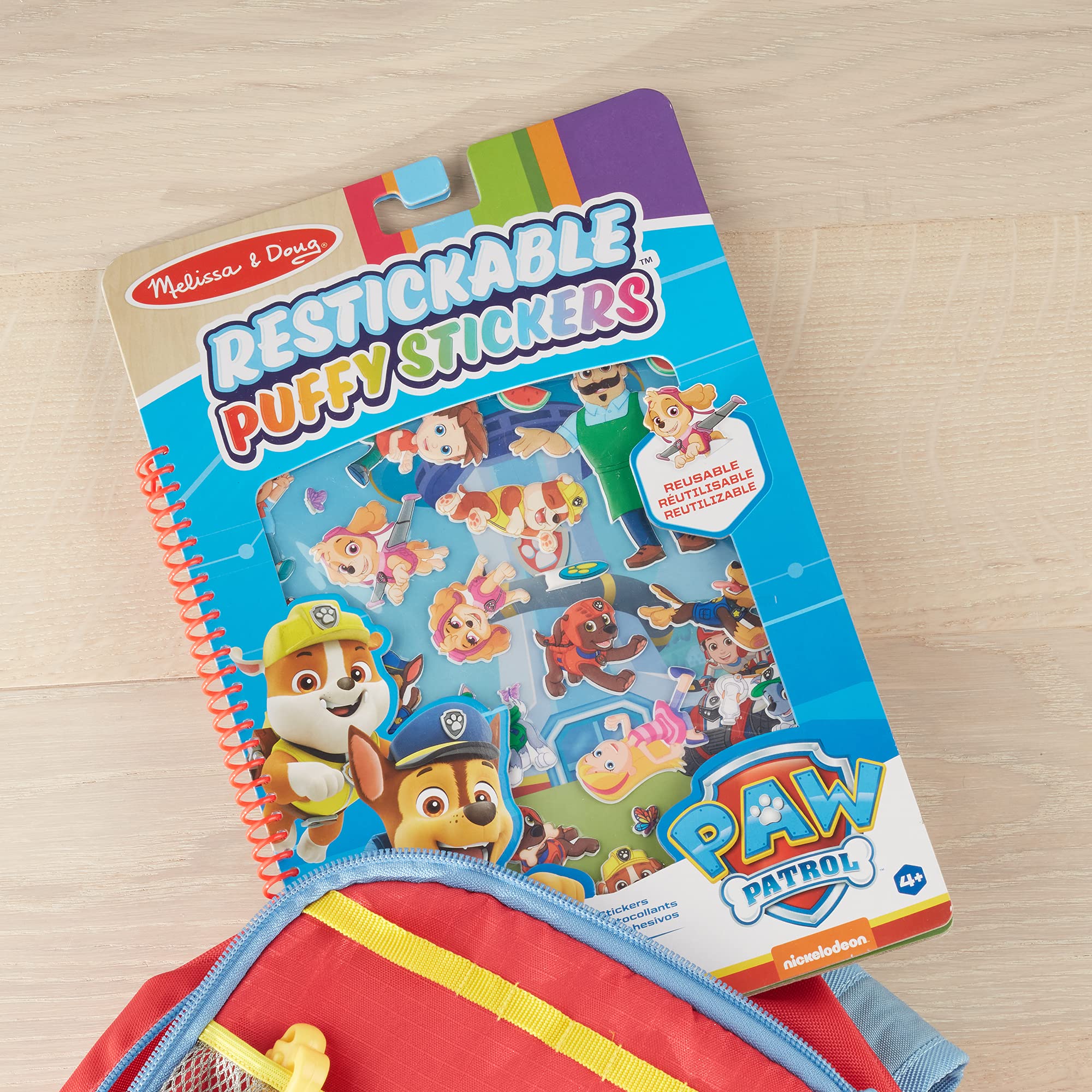Foto 8 pulgar | Pegatinas Melissa & Doug Paw Patrol, Resticables, Puffy Adventure - Venta Internacional.