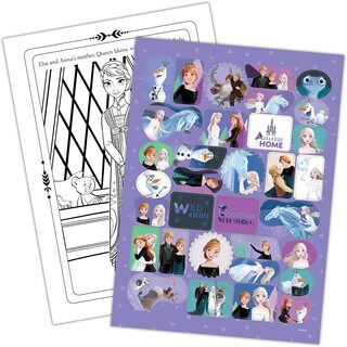 Foto 6 | Libro Para Colorear Y Actividades Disney Frozen 2 Con Pinturas Y Crayones - Venta Internacional.