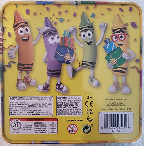 Foto 3 pulgar | Lápices De Colores Crayola, 64 Unidades, Con Lata De Coleccionista Para Cumpleaños Número 64 - Venta Internacional.