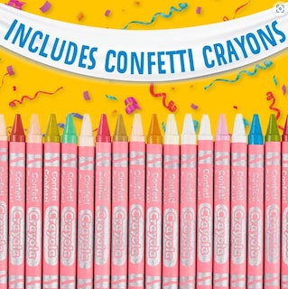 Foto 5 | Lápices De Colores Crayola, 64 Unidades, Con Lata De Coleccionista Para Cumpleaños Número 64 - Venta Internacional.