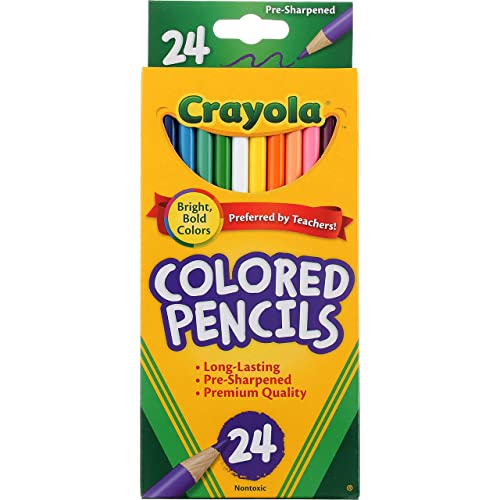 Foto 3 pulgar | Lápices De Colores Crayola Long 24 En Un Paquete X4 - 96 P - Venta Internacional.