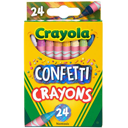Foto 2 pulgar | Creyones De Confeti Crayola, 24 Unidades, Para Artes Y Manualidades - Venta Internacional.