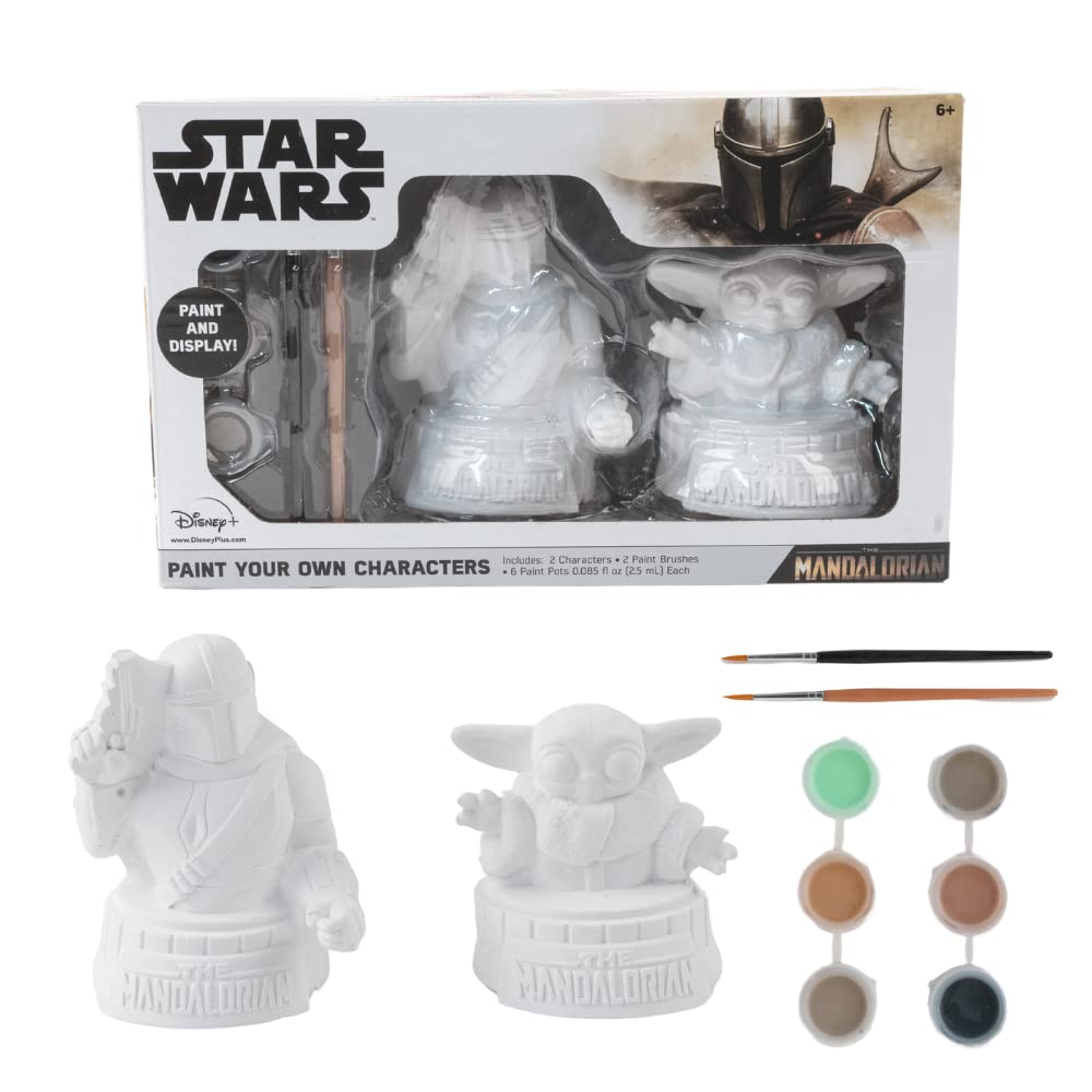 Foto 2 pulgar | Set De Figuras Para Pintar Tus Propias Figuras Star Wars Mandalorian Baby Yoda - Venta Internacional.