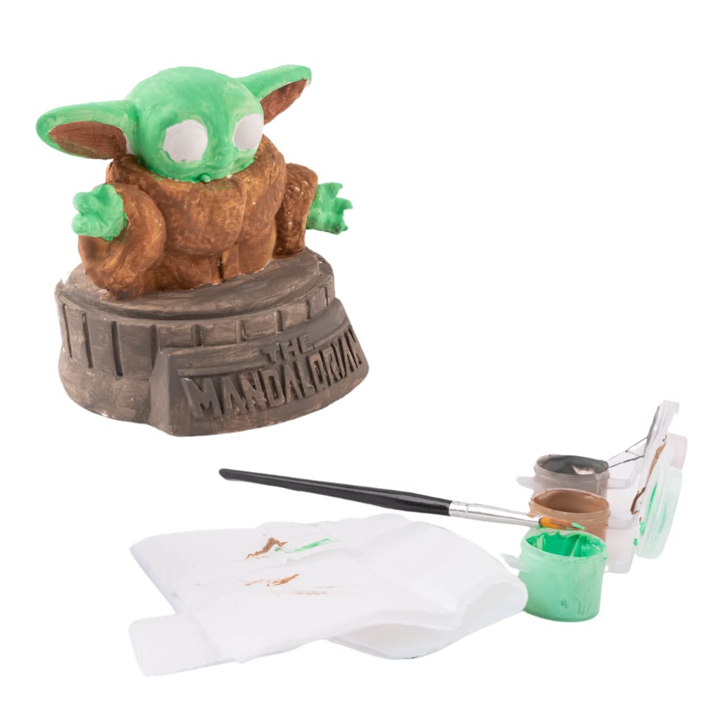 Foto 5 pulgar | Set De Figuras Para Pintar Tus Propias Figuras Star Wars Mandalorian Baby Yoda - Venta Internacional.