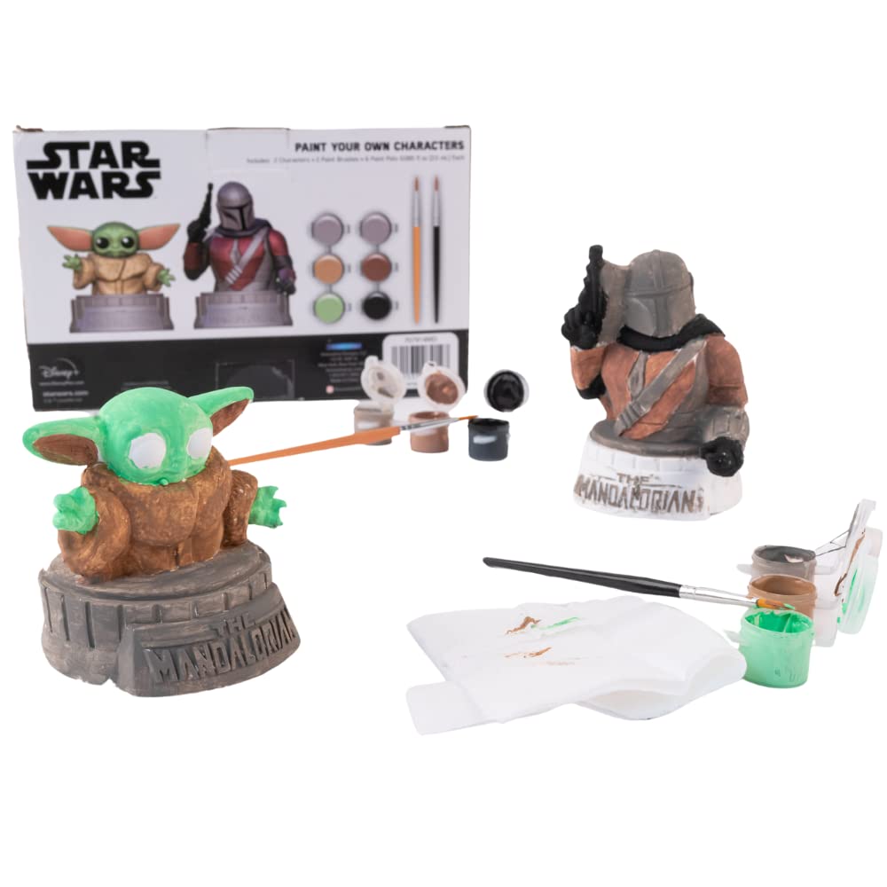 Foto 7 pulgar | Set De Figuras Para Pintar Tus Propias Figuras Star Wars Mandalorian Baby Yoda - Venta Internacional.