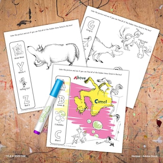 Foto 4 | Imagine Ink Magic Ink Pictures Y Libro De Juegos Bendon Dr. Seuss - Venta Internacional.